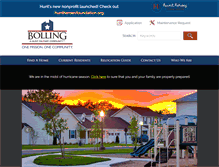 Tablet Screenshot of bollingfamilyhousing.com